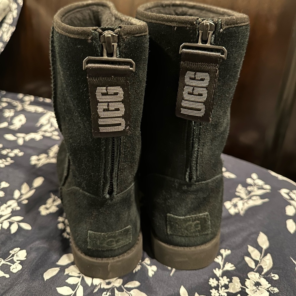 Black UGG boots size 12
